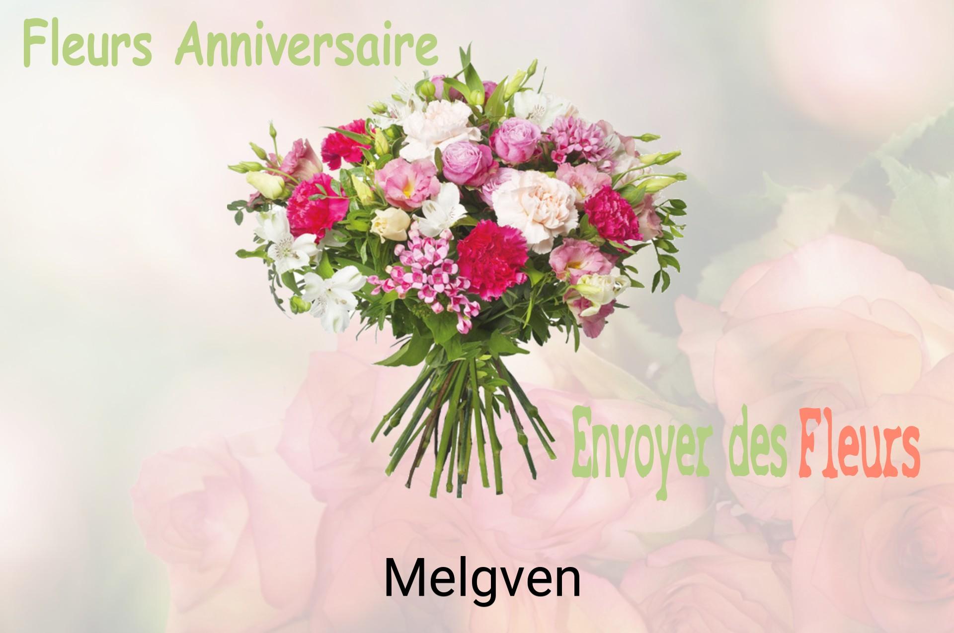 Bouquet de fleurs d’anniversaire livré à Melgven