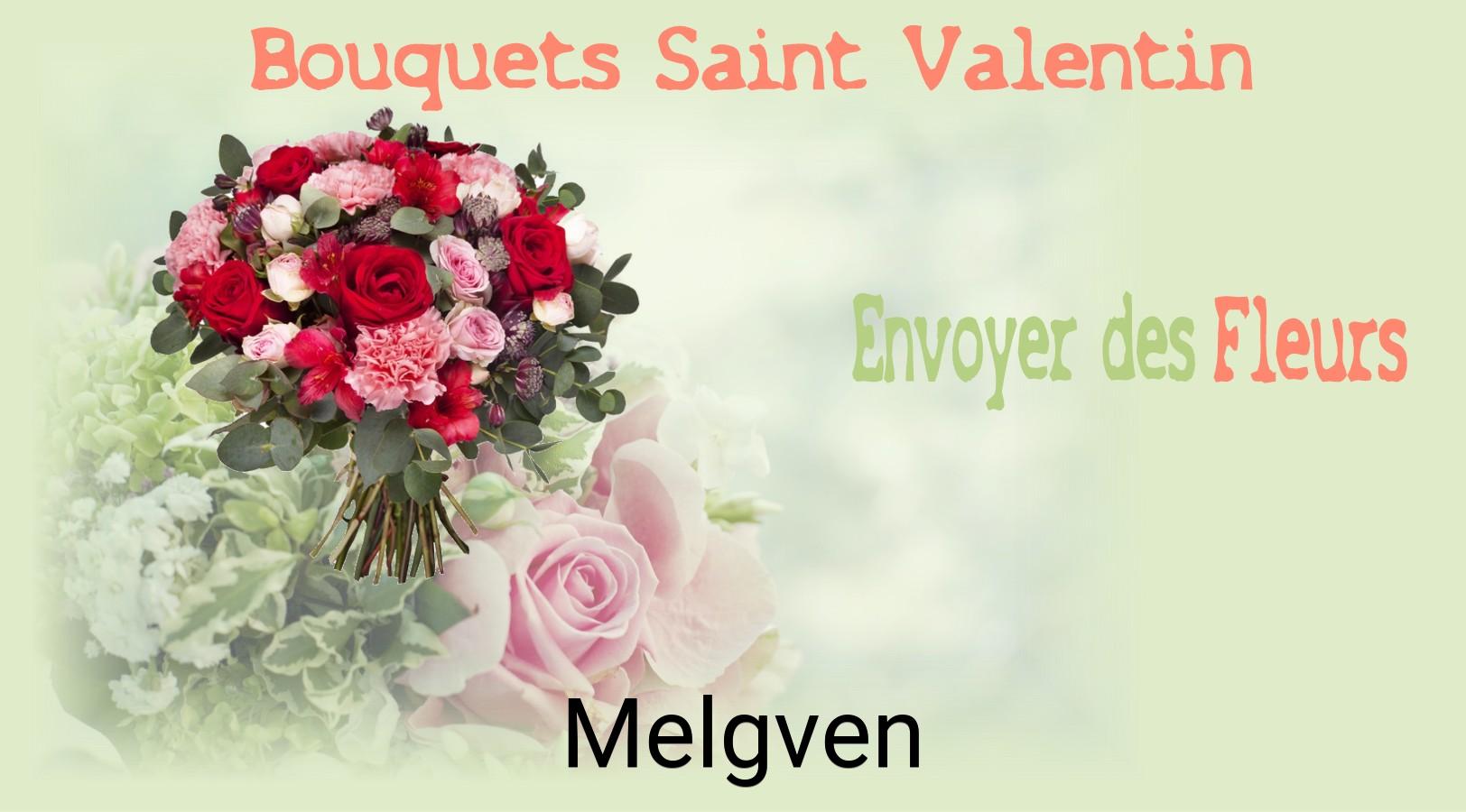 Roses de Saint-Valentin livrées à Melgven
